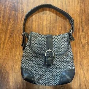 Black Coach Hobo Bag